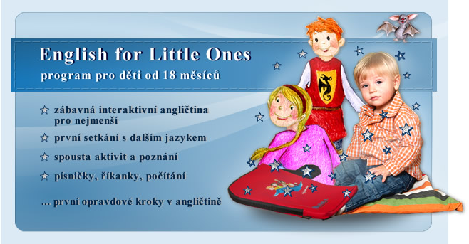 English for Little Ones - kurzy pro děti od 15 měsíců